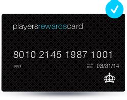 players rewards card sign in